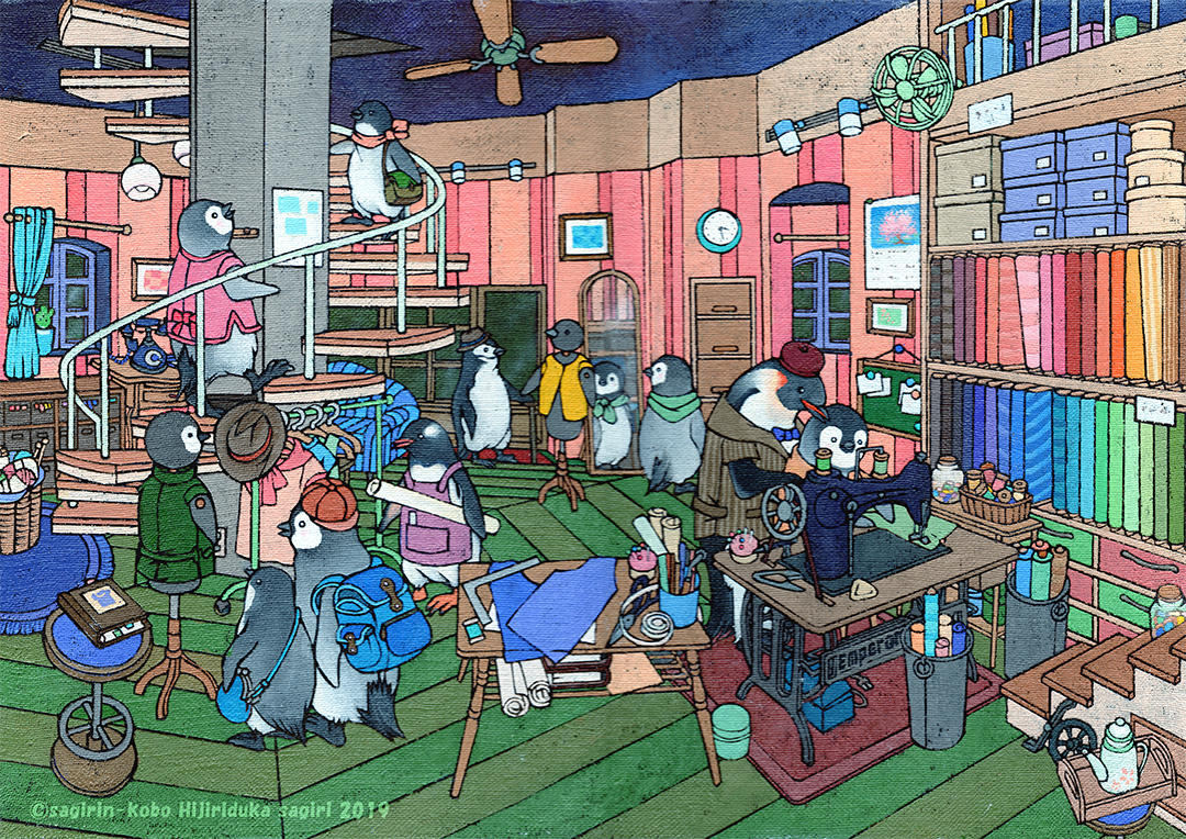 EggnWorks Museum ぺんた、皇帝洋服店に行く