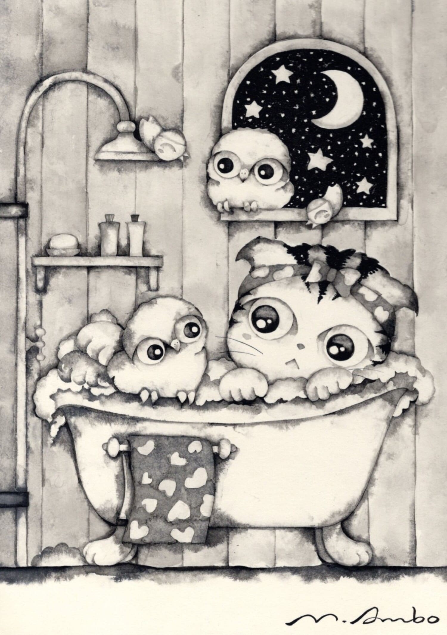 EggnWorks Museum momoco story/momocoさんのバスタイム