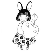 EggnWorks Museum エッグンワークス ミュージアム りんごと黒うさぎ