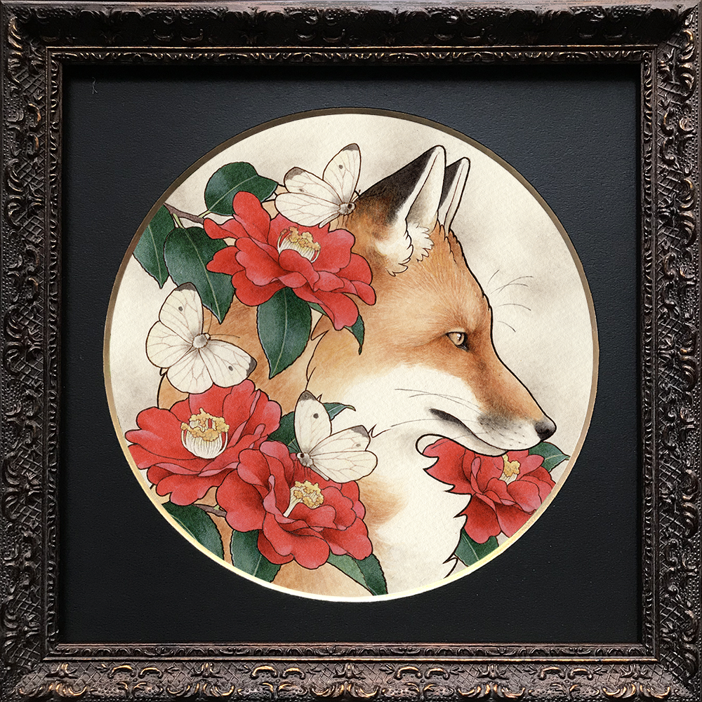 EggnWorks Museum エッグンワークス ミュージアム アカギツネ×サザンカSHIMASATOMI