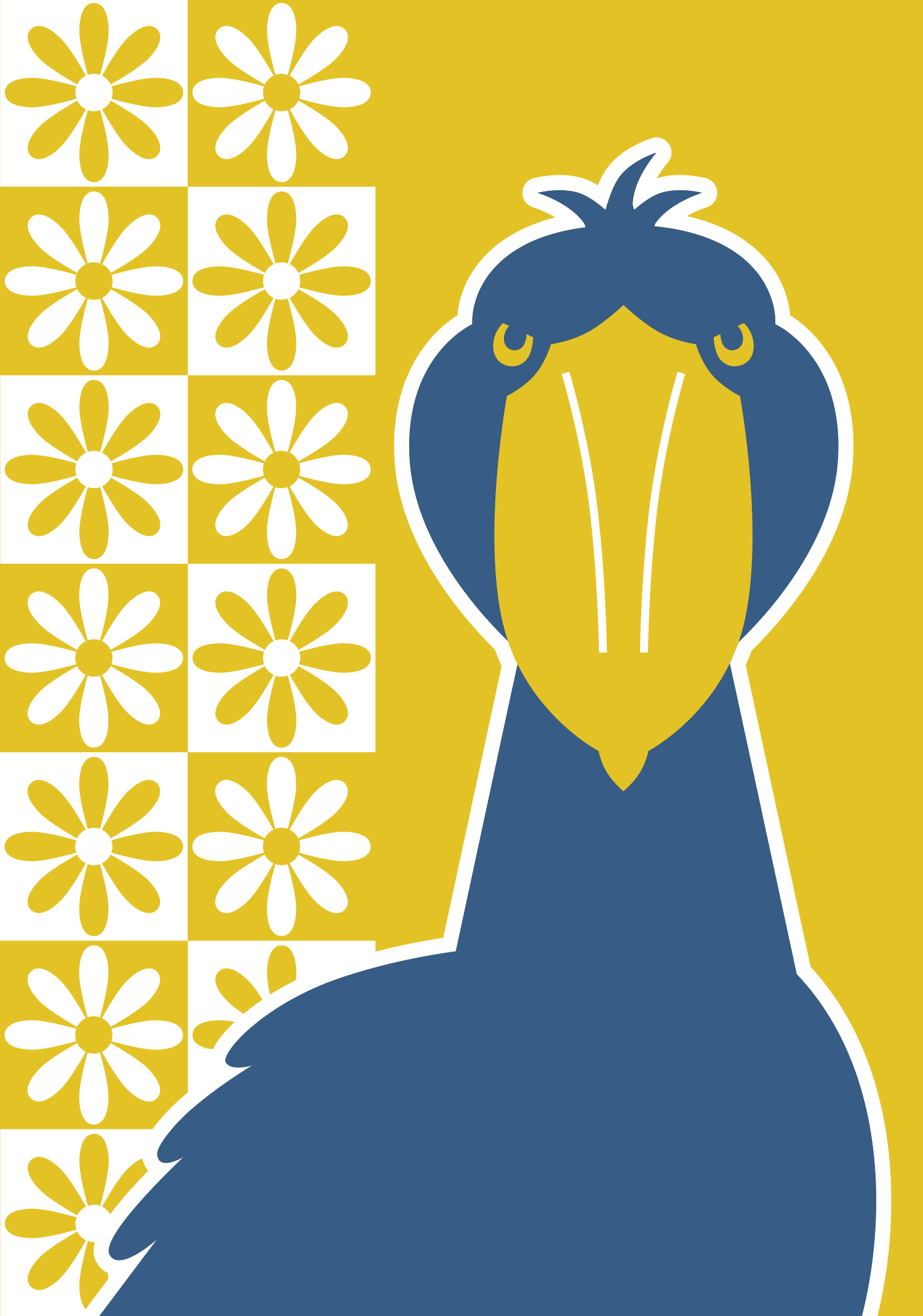 EggnWorks Museum レトロハシビロコウ