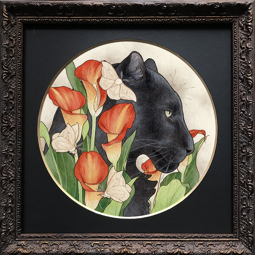 EggnWorks Museum エッグンワークス ミュージアム クロヒョウ×カラーSHIMASATOMI