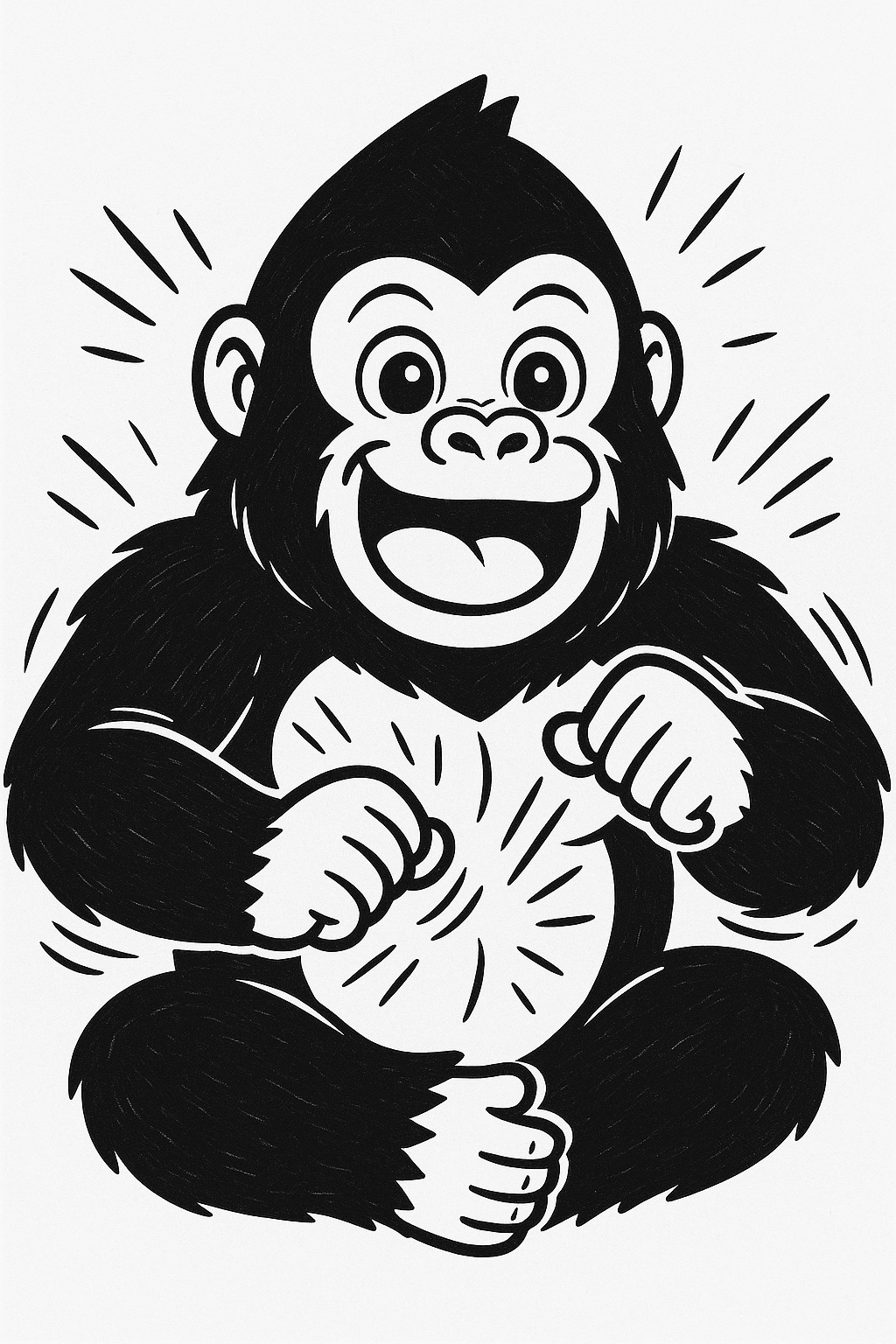 EggnWorks Museum エッグンワークス ミュージアム ゴリラ20250624　ドラミング