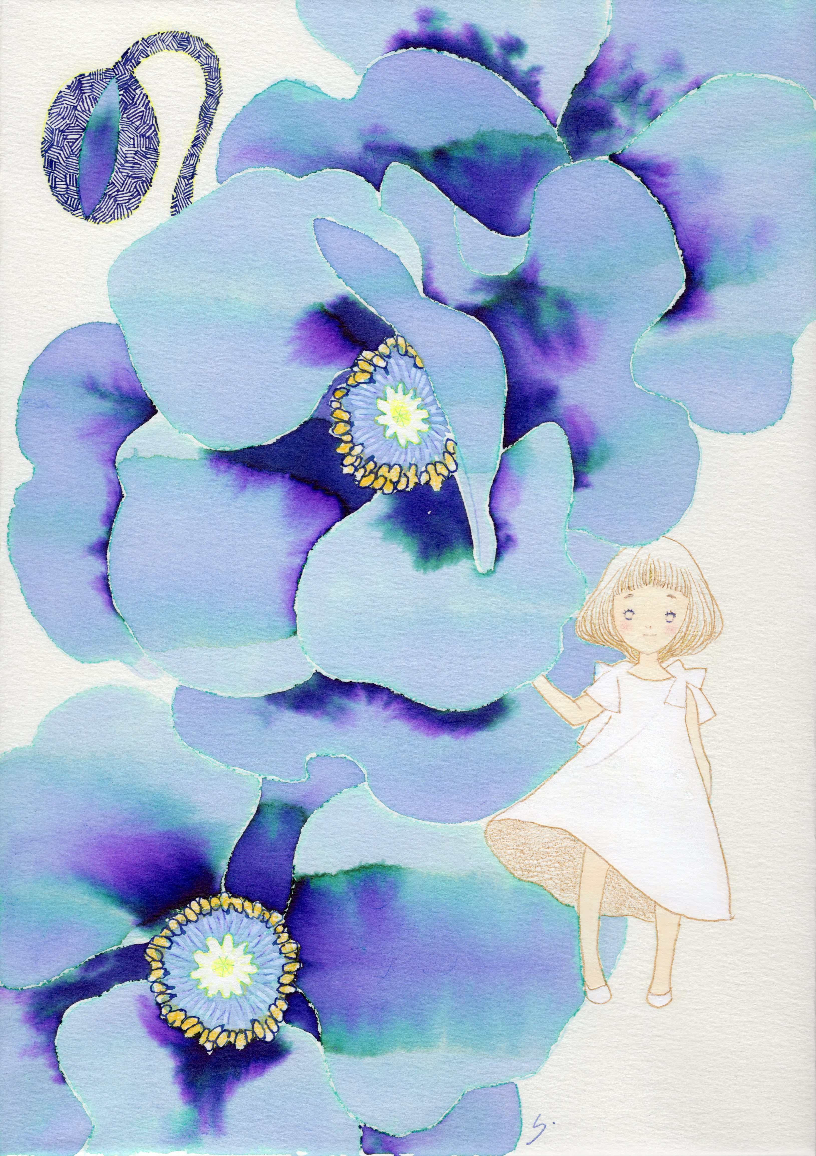 EggnWorks Museum エッグンワークス ミュージアム ブルーポピーsekitosayaka