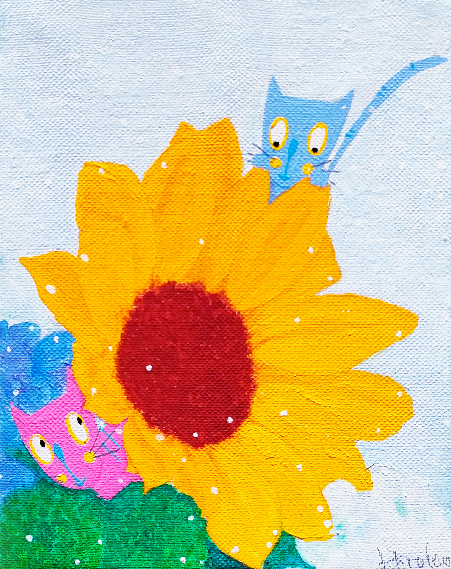 EggnWorks Museum エッグンワークス ミュージアム メルシーにゃん ひまわりdeかくれんぼ