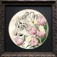 EggnWorks Museum エッグンワークス ミュージアム ユキヒョウ×チューリップ