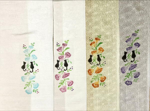 EGGNWORKS エッグンワークス ツクルヒトタチ博in京都文化博物館2025 黒猫と藤 福清