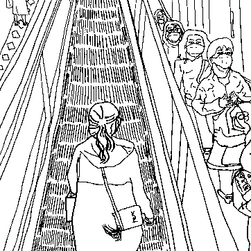 EggnWorks Museum エッグンワークス ミュージアム エスカレーターエドワード38