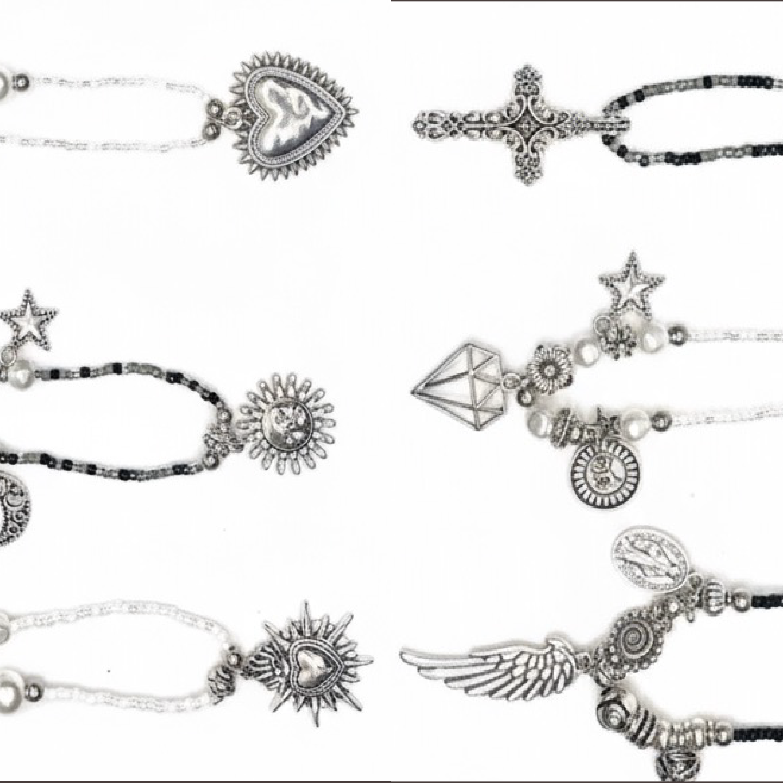 EGGNWORKS エッグンワークス ツクルヒトタチ ビーズネックレス　TRICK BEADZ