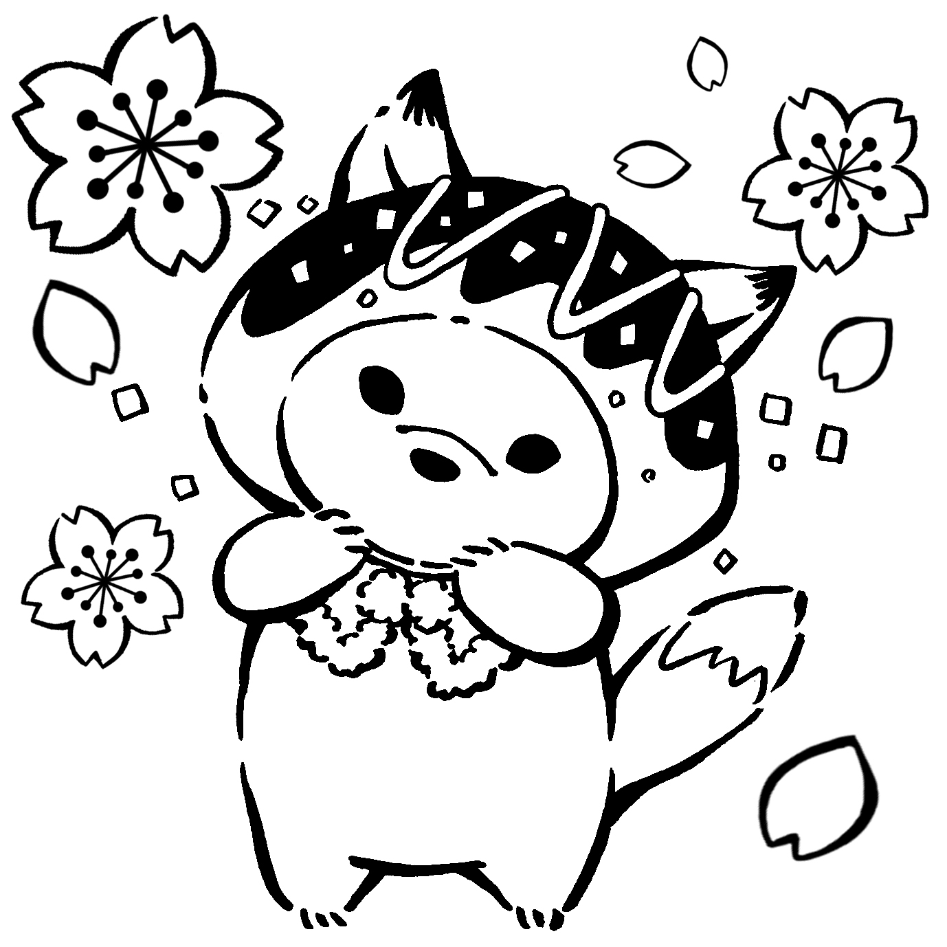 EggnWorks Museum エッグンワークス ミュージアム たこずきんちゃん桜