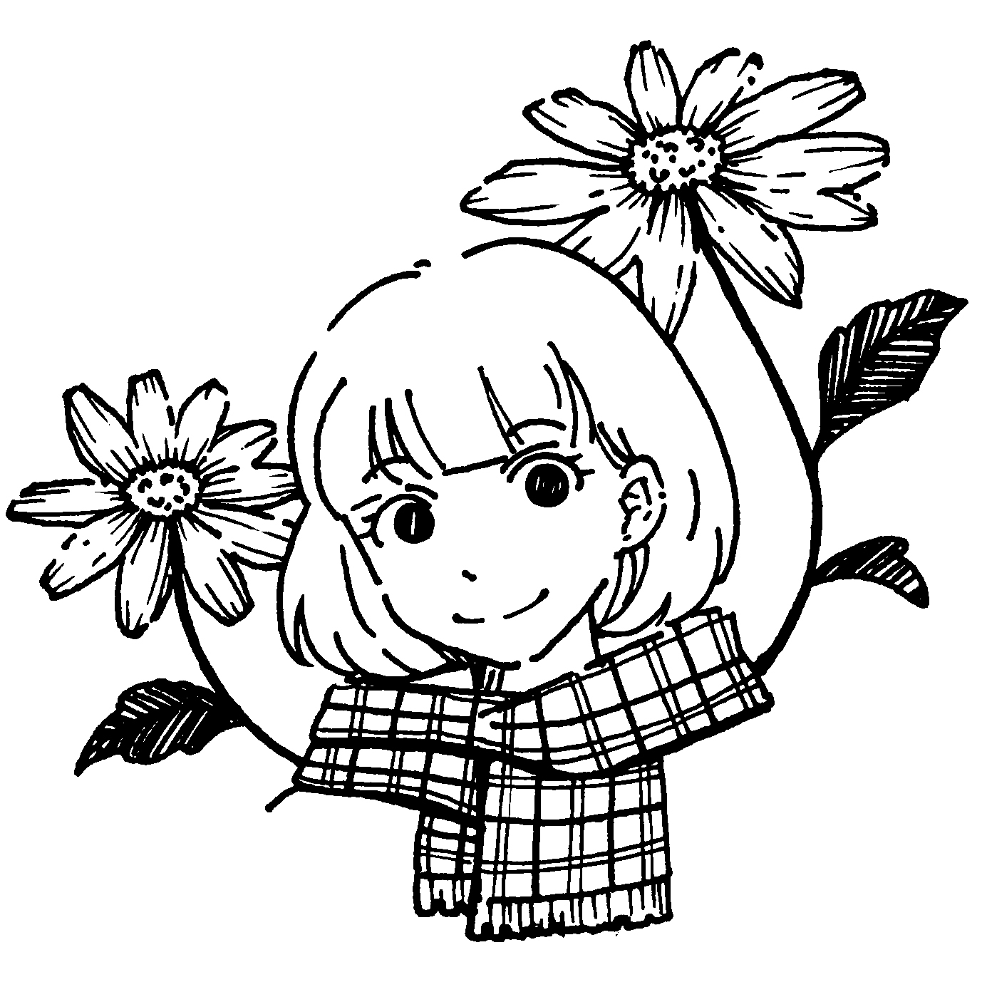 EggnWorks Museum エッグンワークス ミュージアム 花とあの子