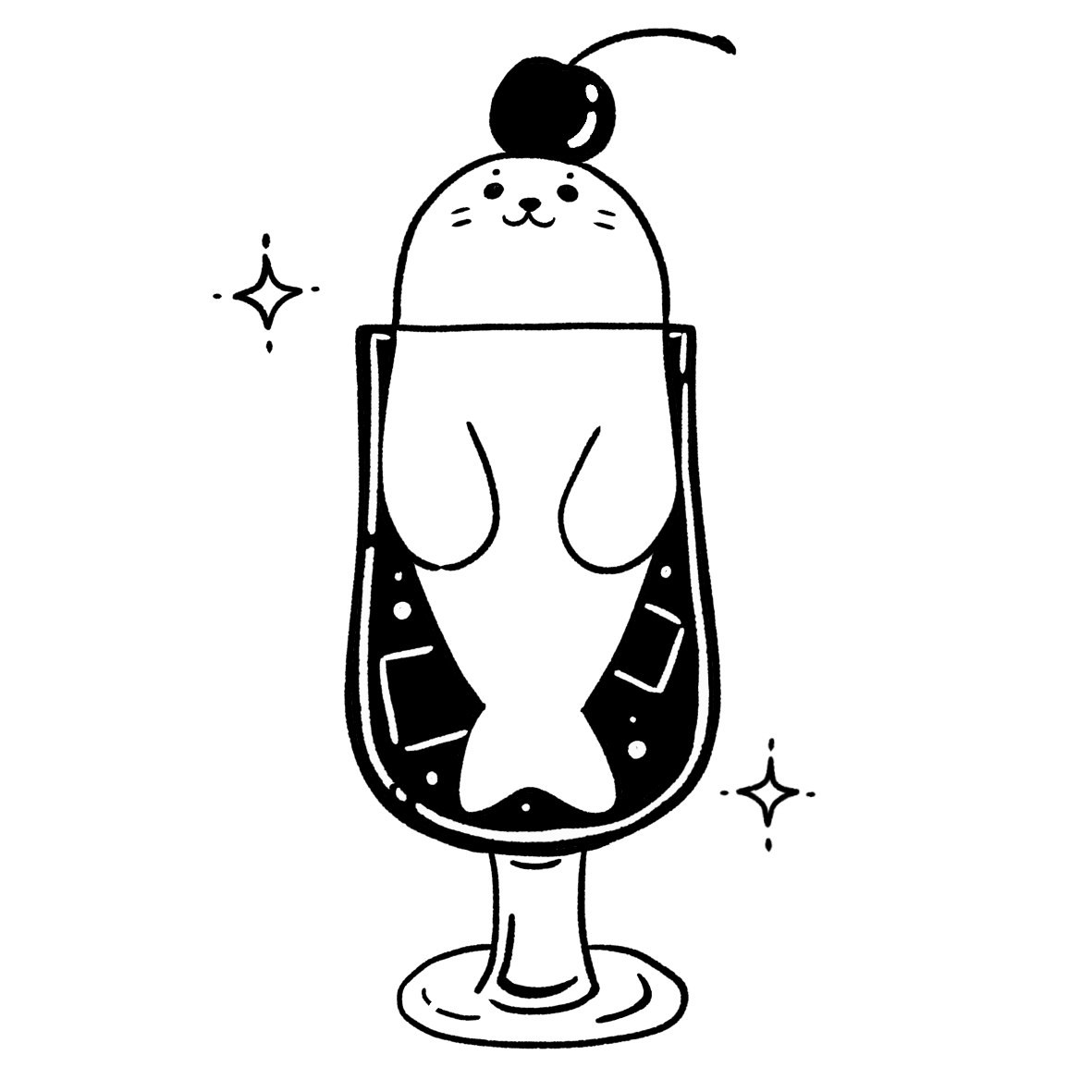 EggnWorks Museum エッグンワークス ミュージアム アザラシとクリームソーダ