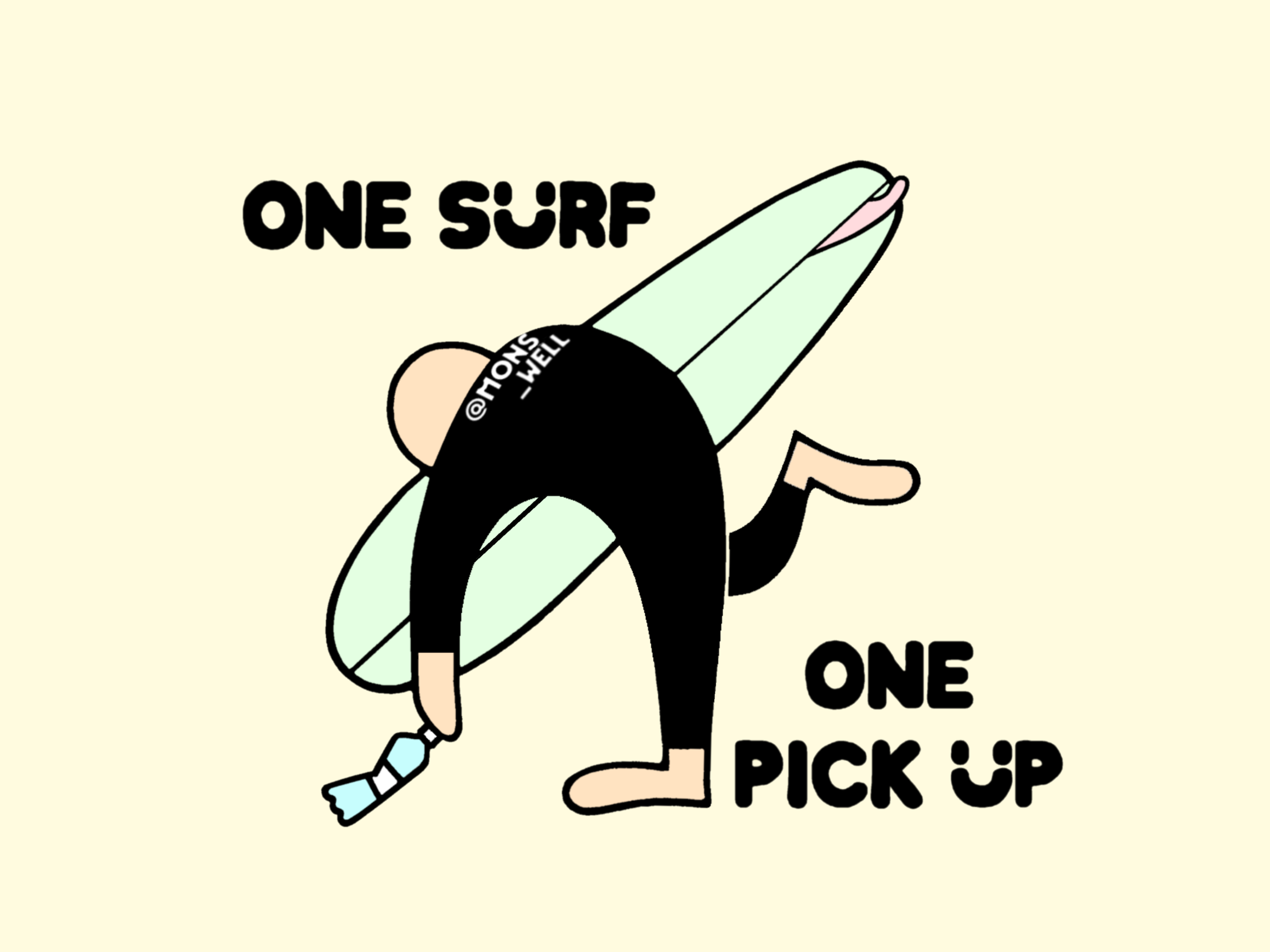 EggnWorks Museum エッグンワークス ミュージアム ONE SURF ONE PICK UPMONS