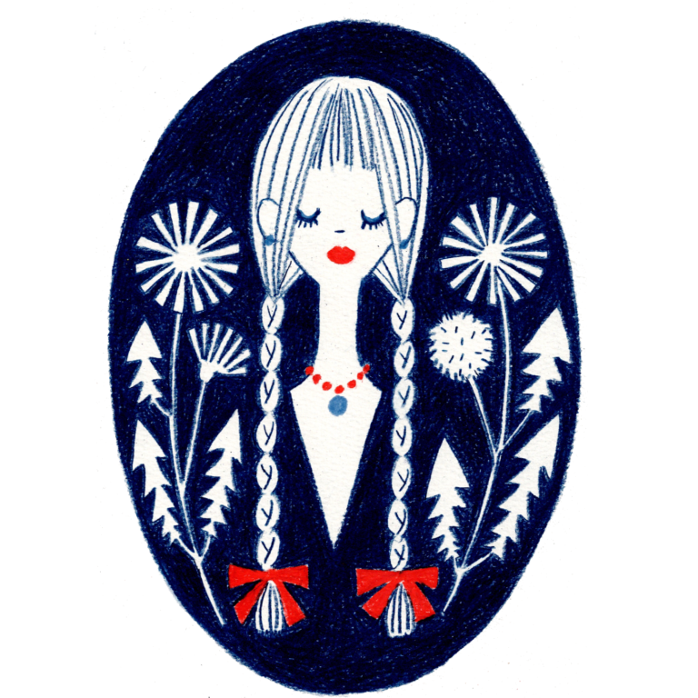 EggnWorks Museum Lady dandelion 