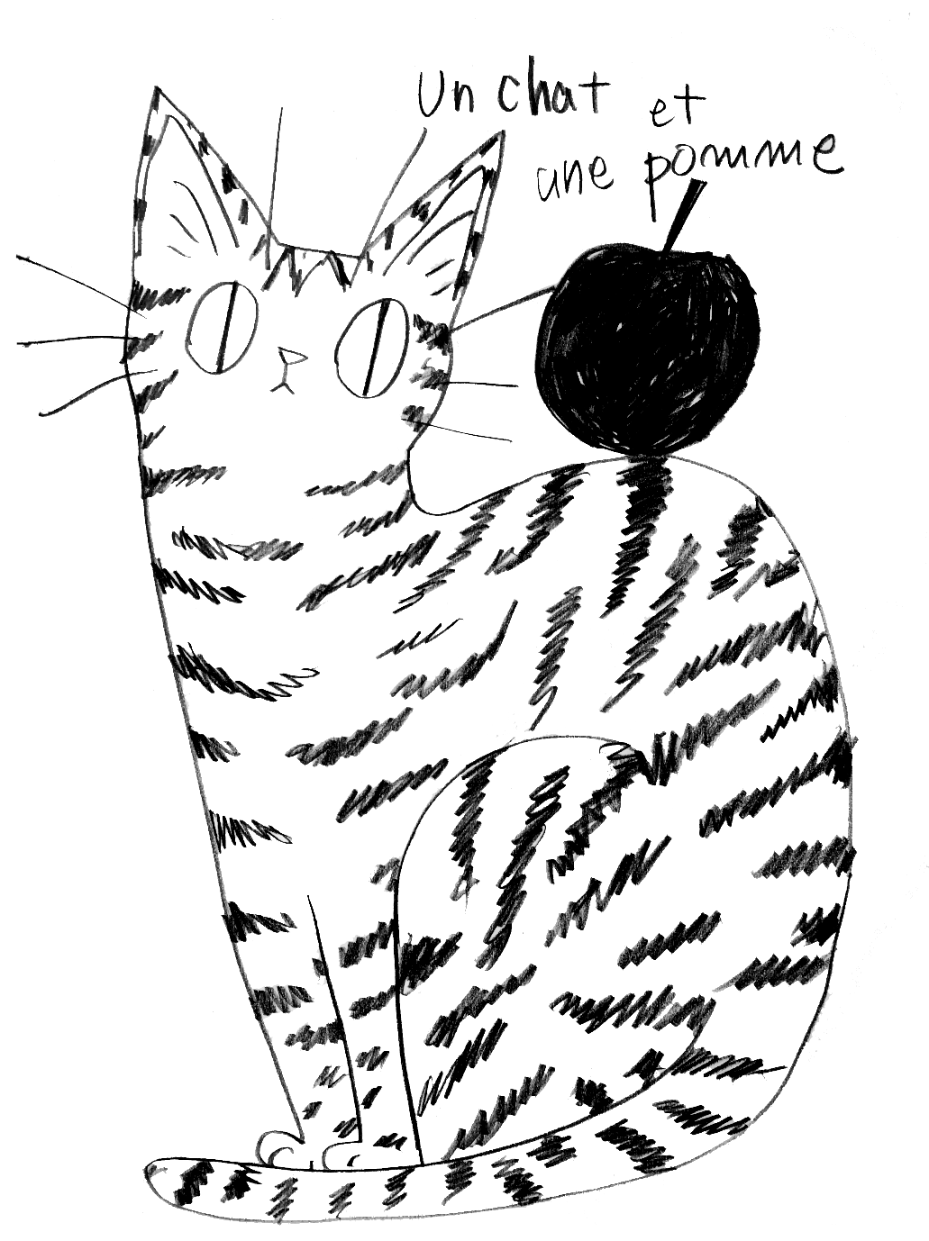 EggnWorks Museum エッグンワークス ミュージアム ネコとりんご