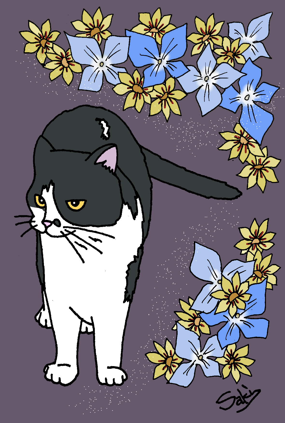 EGGNWORKS エッグンワークス ツクルヒトタチ博in京都文化博物館2025 猫と花 咲木