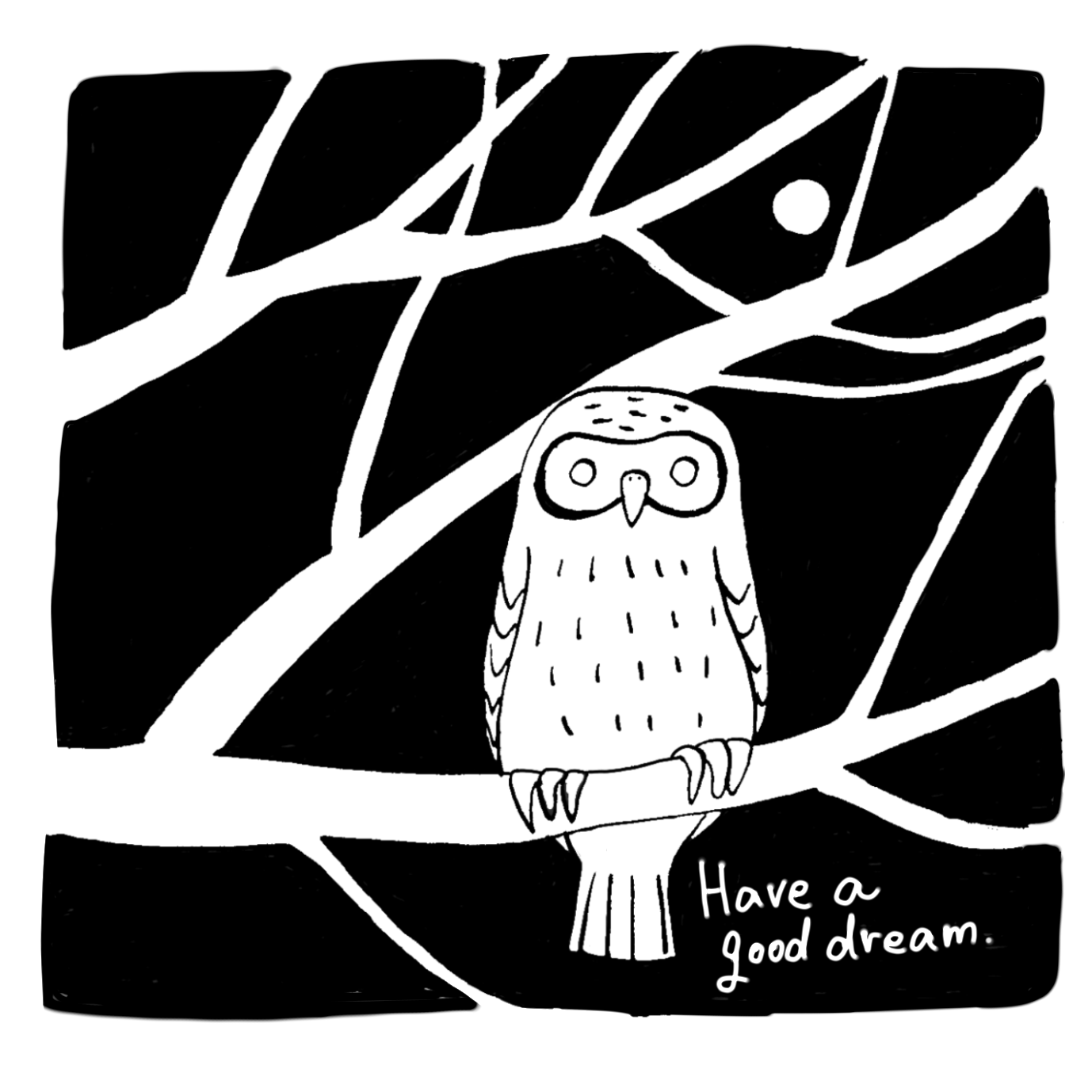 EggnWorks Museum エッグンワークス ミュージアム 夜のフクロウ