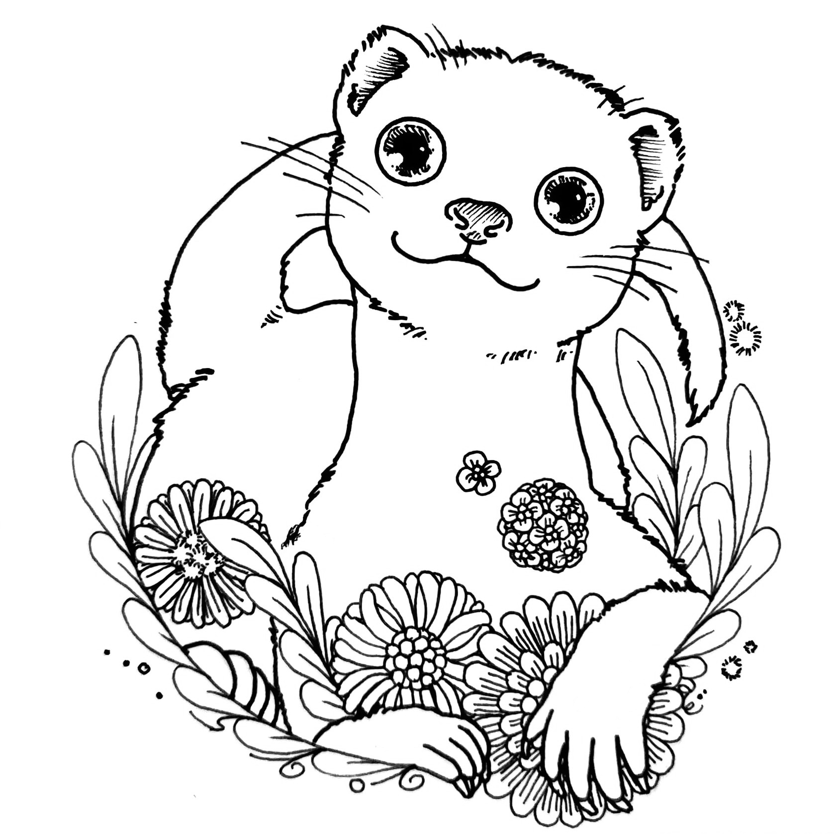 EggnWorks Museum エッグンワークス ミュージアム flowers mini フェレット