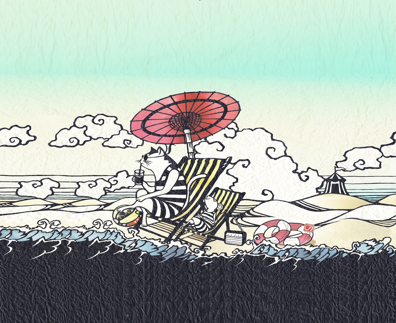 EGGNWORKS エッグンワークス ツクルヒトタチ博in京都文化博物館2025 猫の夏休み にしじまのりこ