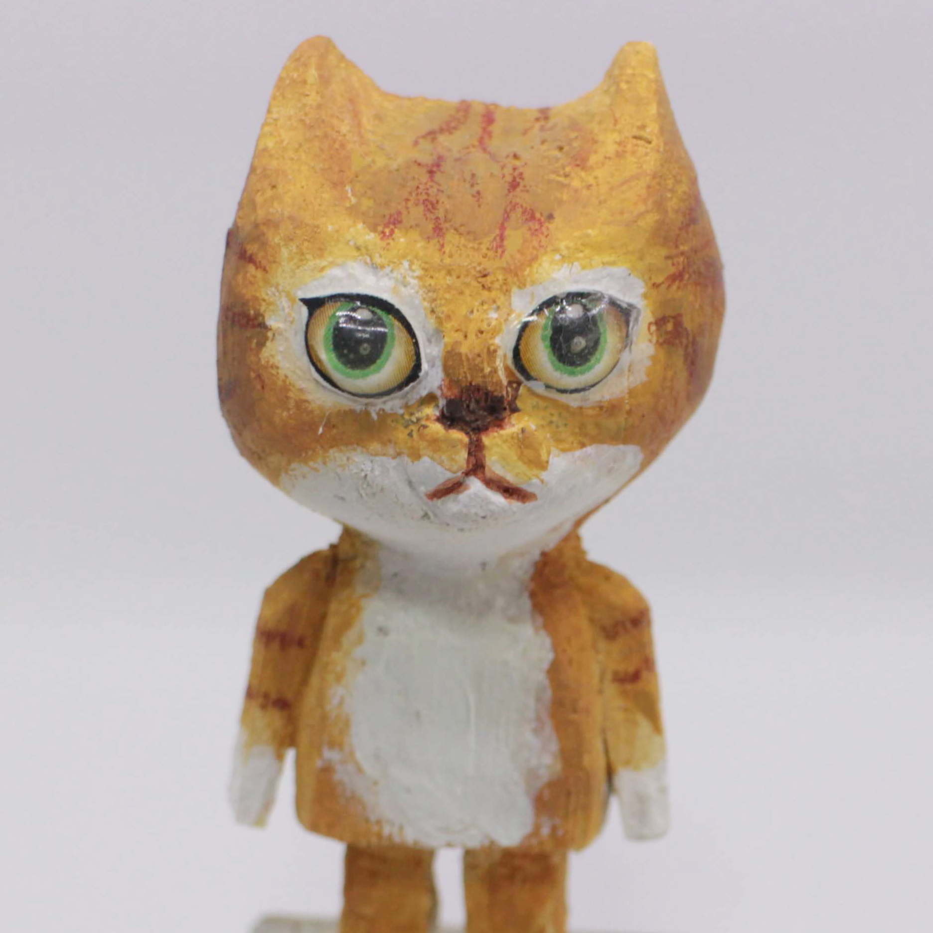 EggnWorks Museum エッグンワークス ミュージアム 木彫りの猫ねこのまんま
