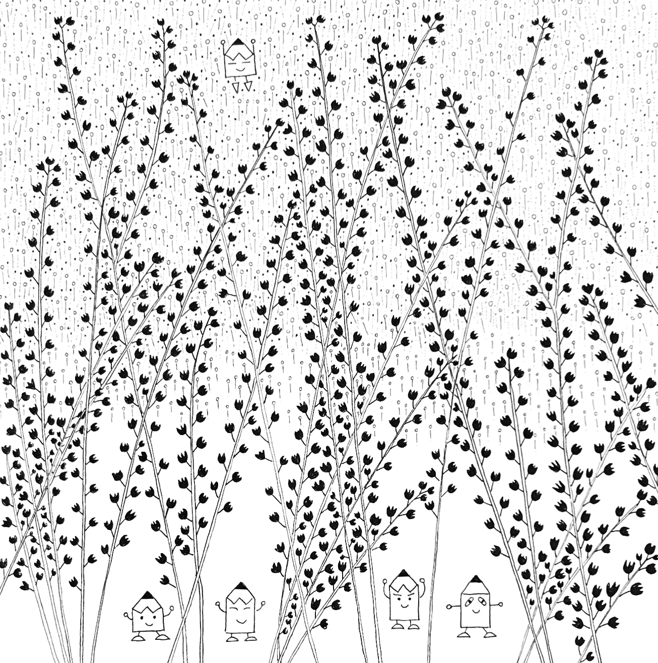 EggnWorks Museum ペンシルズの絵日記 -花の森-