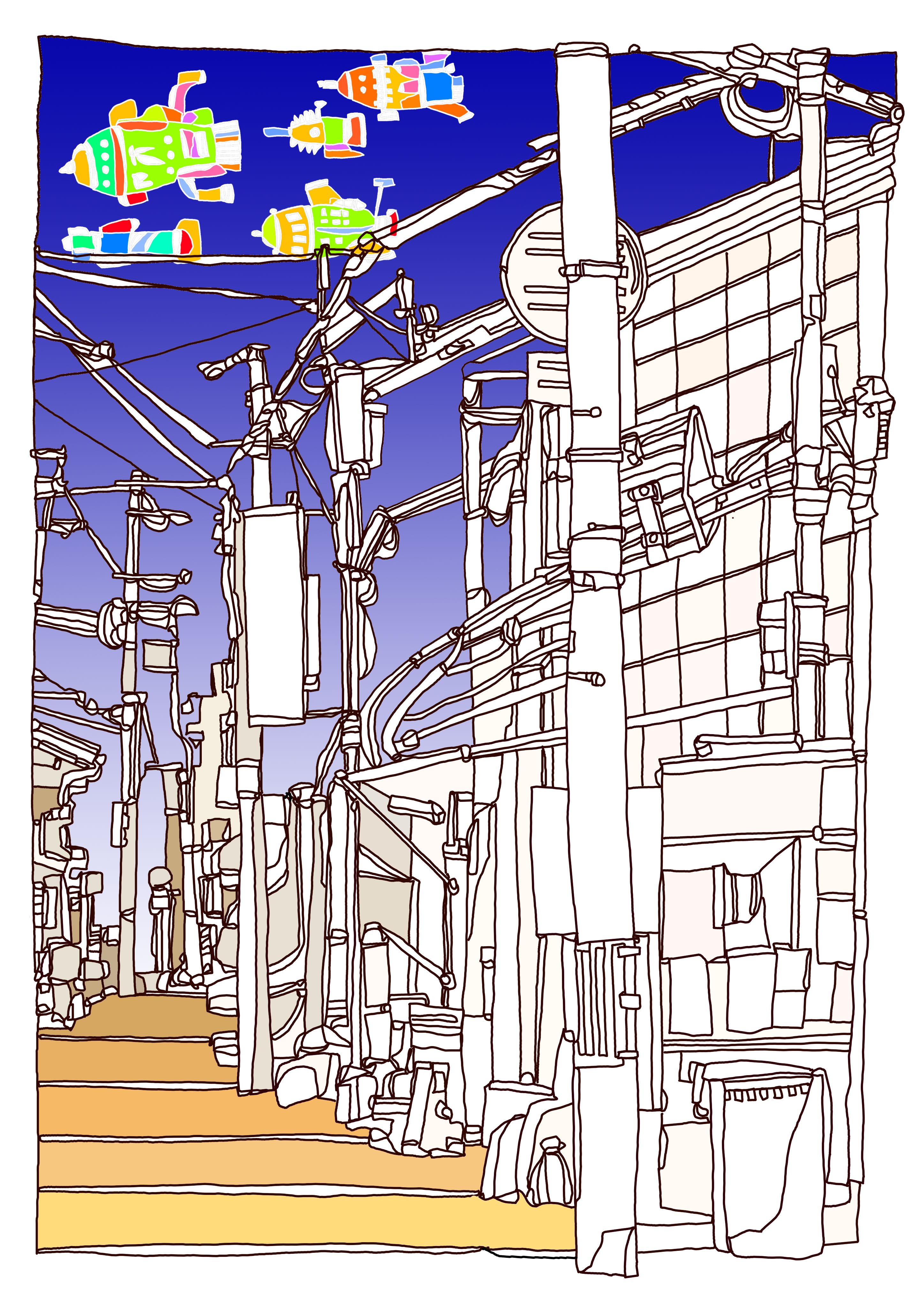 EggnWorks Museum エッグンワークス ミュージアム 街の風景