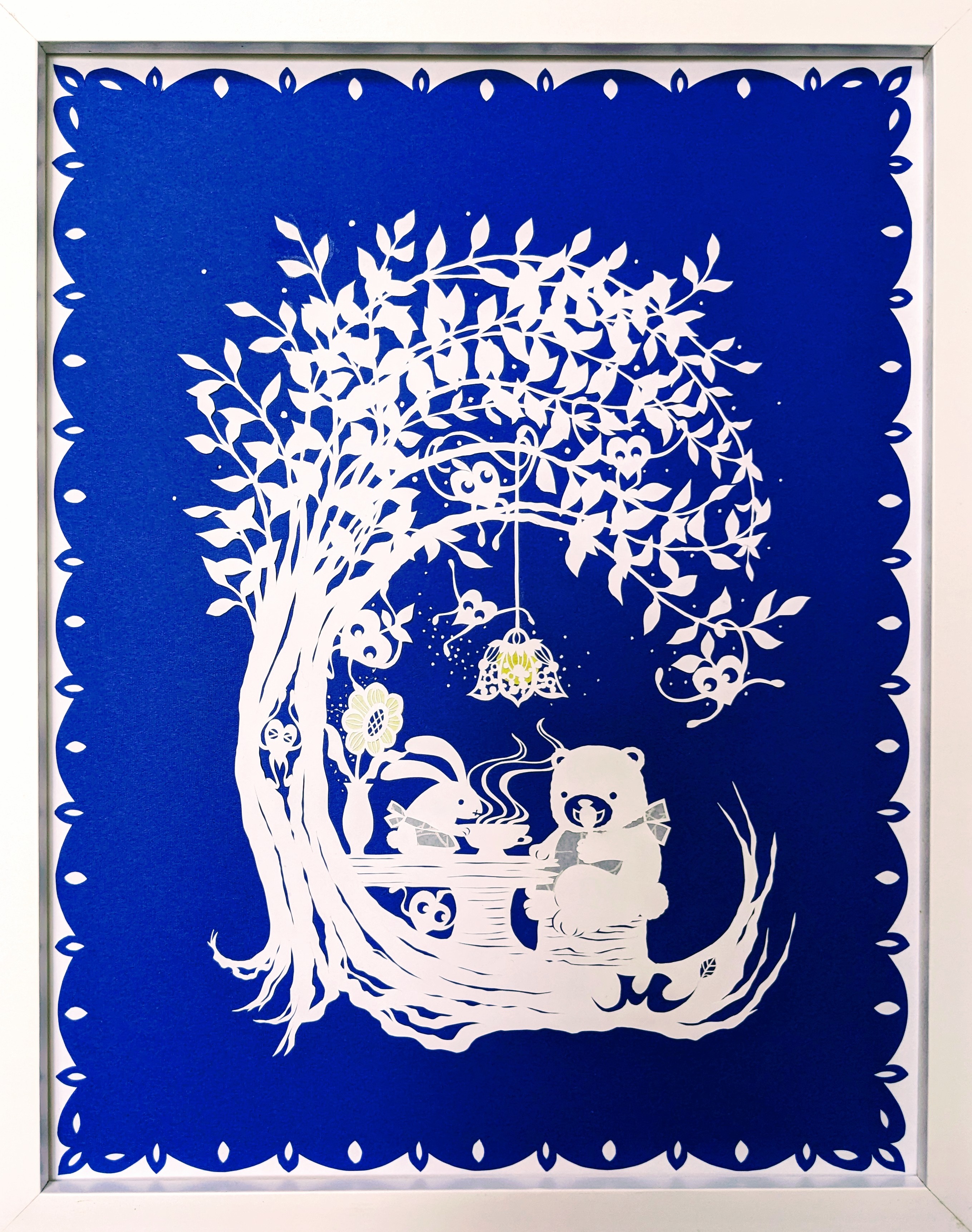 EggnWorks Museum 切り絵【召し上がれ】