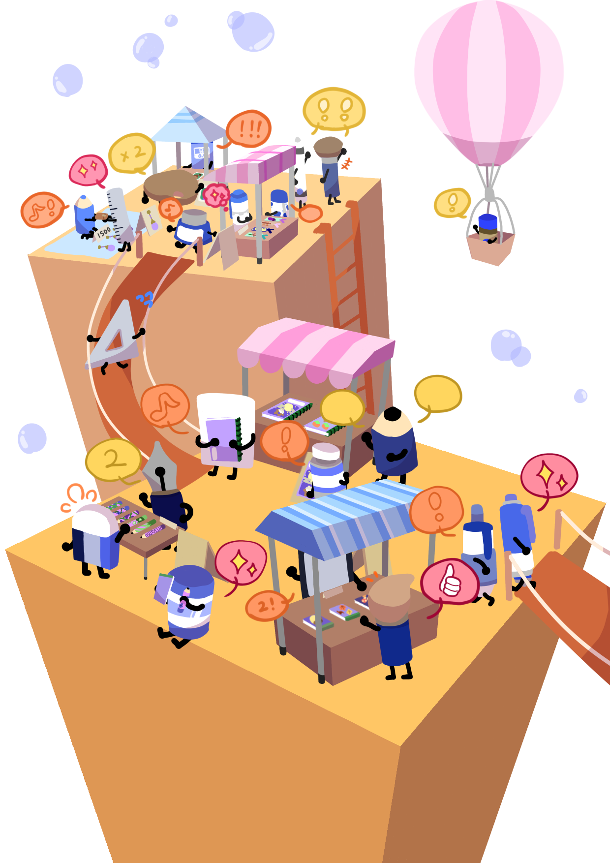 EGGNWORKS エッグンワークス ツクルヒトタチ博in京都文化博物館2025 賑やかな文房具たちのマルシェ のんびり