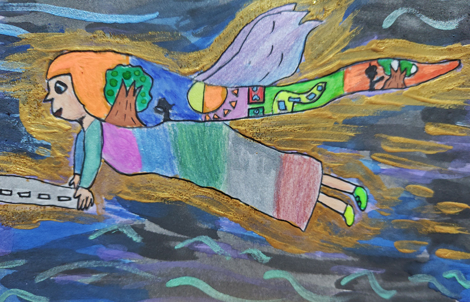 EggnWorks Museum エッグンワークス ミュージアム 夜空をとぶ天使