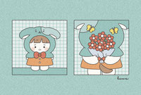 EggnWorks Museum エッグンワークス ミュージアム Little Zukin Friends〈Bouquet〉