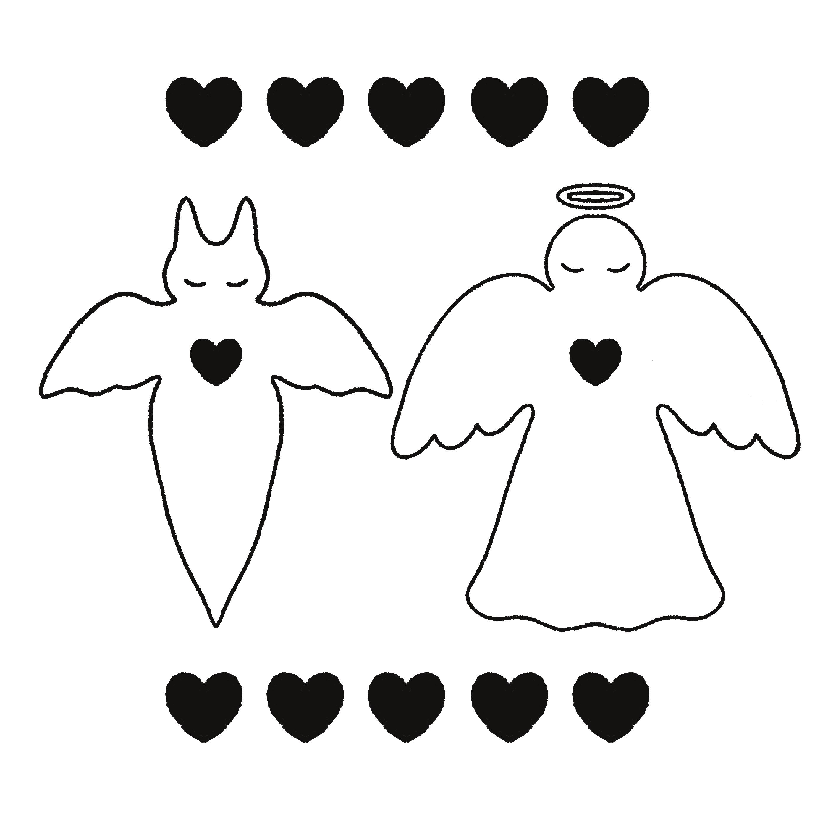 EggnWorks Museum エッグンワークス ミュージアム 寄り添う天使たち