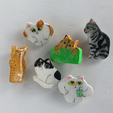 ツクルヒトタチ博in京都文化博物館2025 EggnWorks Museum エッグンワークス ミュージアム 木彫りの猫ねこのまんま