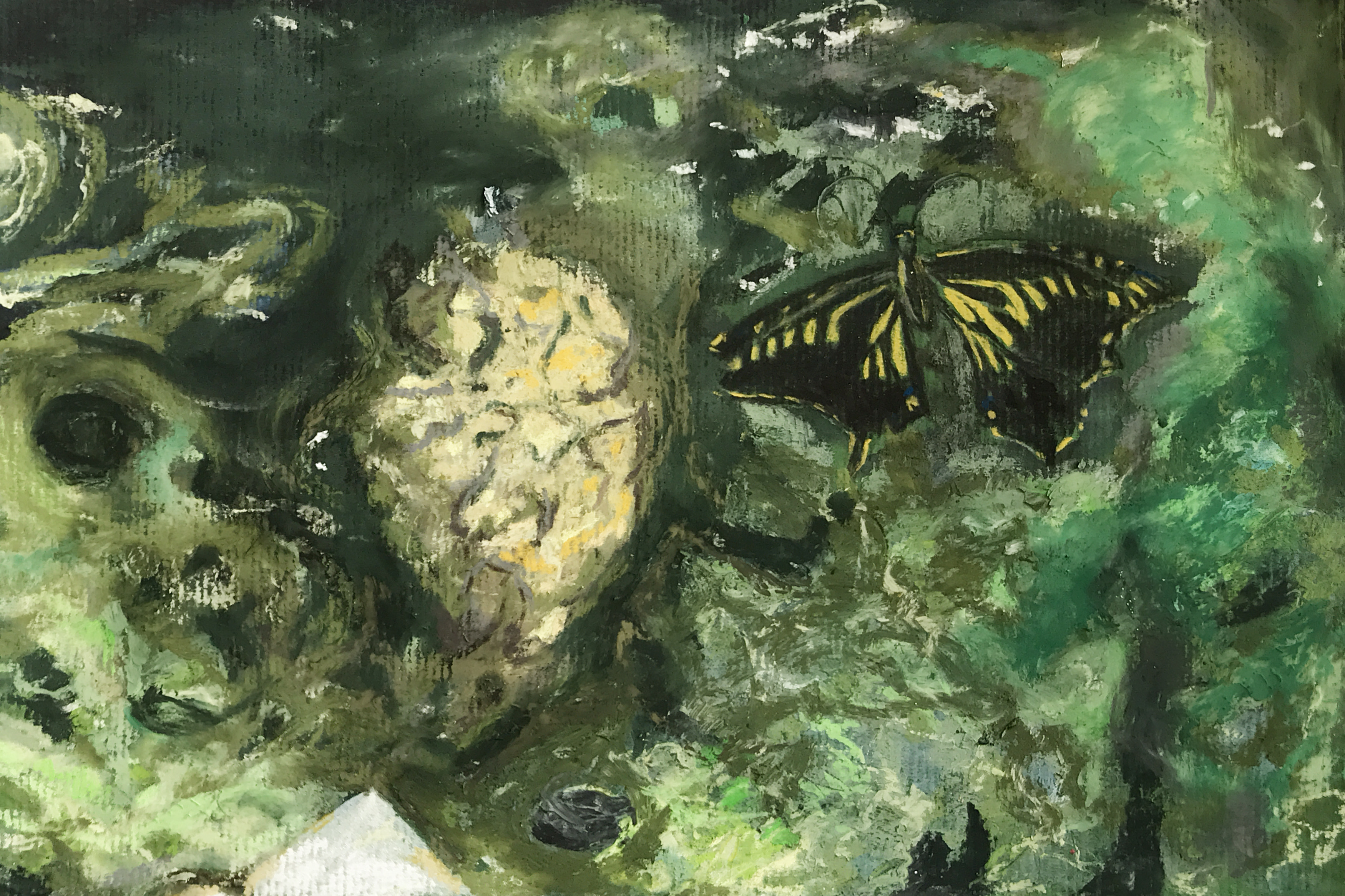 EggnWorks Museum エッグンワークス ミュージアム 川でひと休み