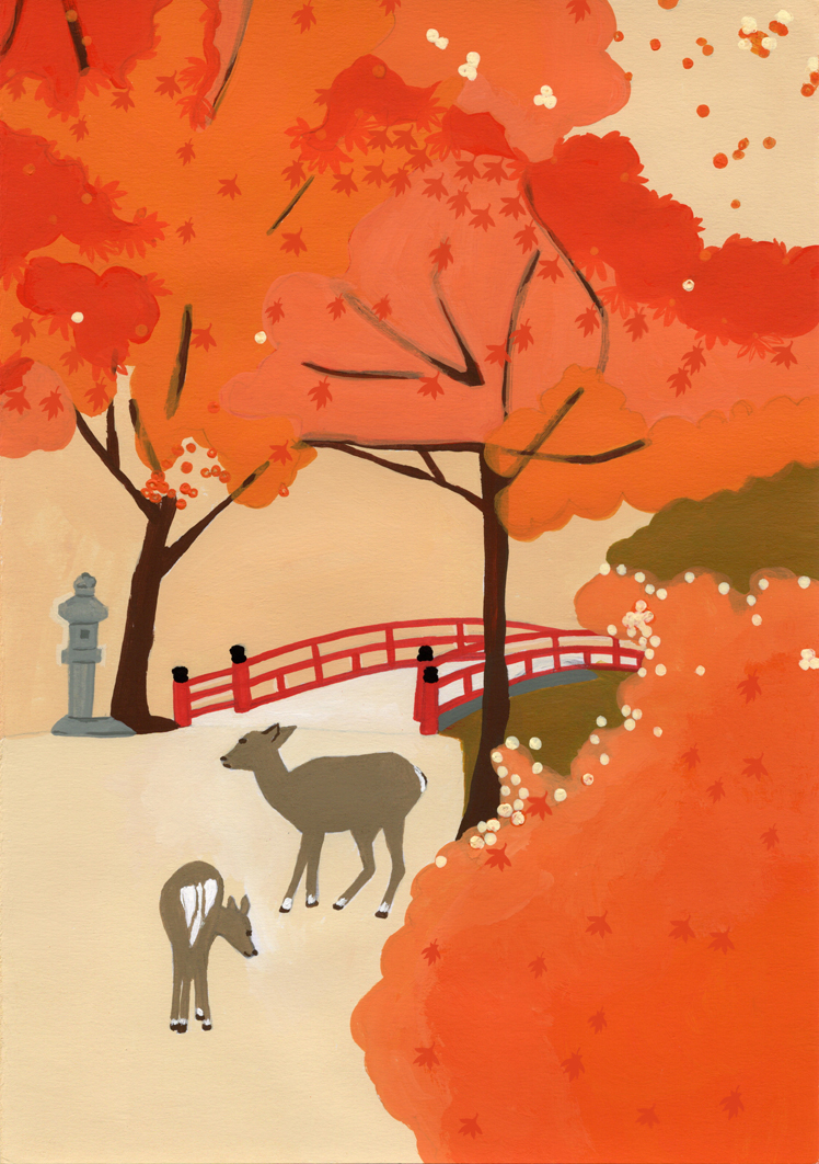 EggnWorks Museum 紅葉の季節