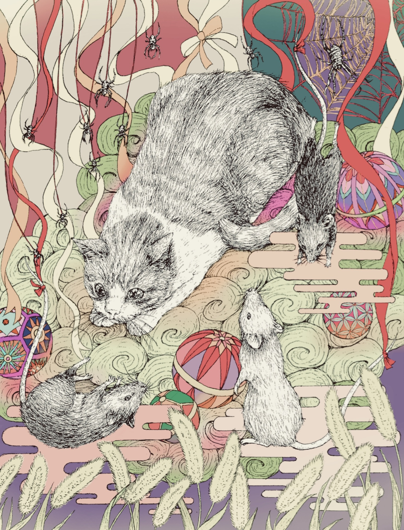 EggnWorks Museum エッグンワークス ミュージアム 猫の玩具ツボ田