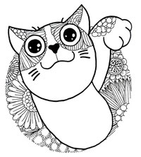 EggnWorks Museum エッグンワークス ミュージアム まねきにゃんこ1号