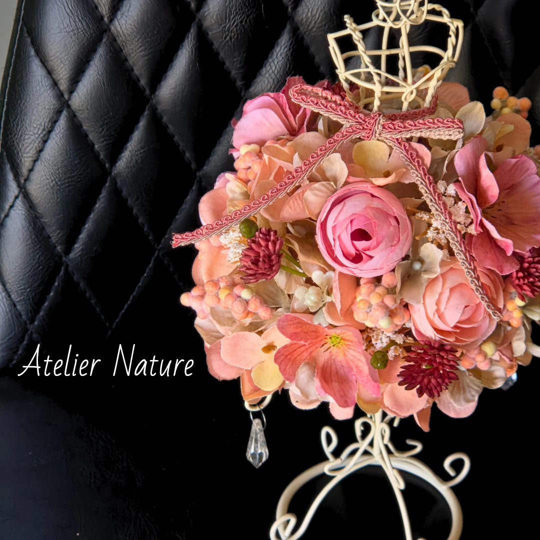 ツクルヒトタチ博in京都文化博物館2025 EggnWorks Museum エッグンワークス ミュージアム アンティーク調花飾りAtelier Nature