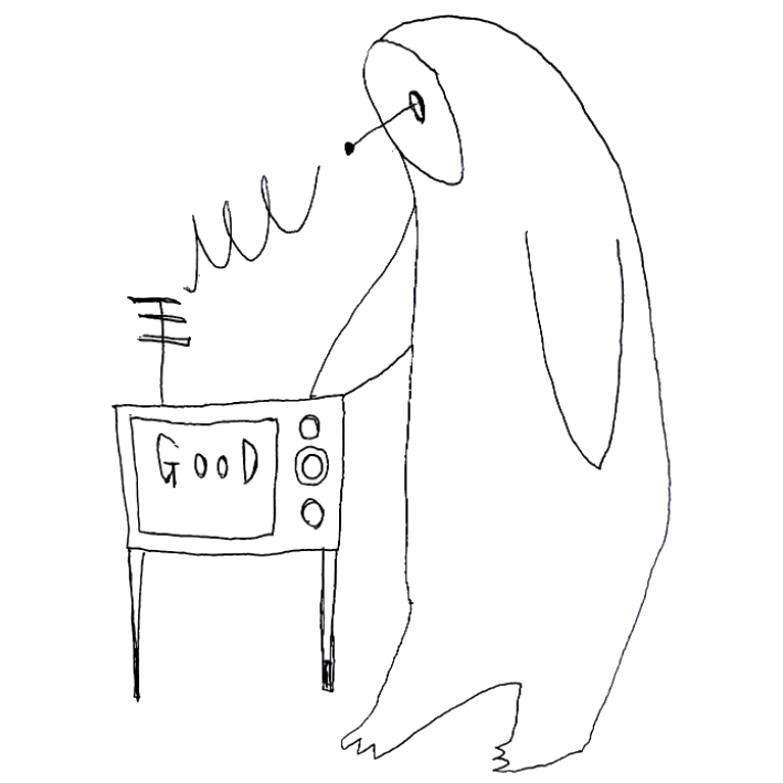 EggnWorks Museum エッグンワークス ミュージアム テレビとアンテナ