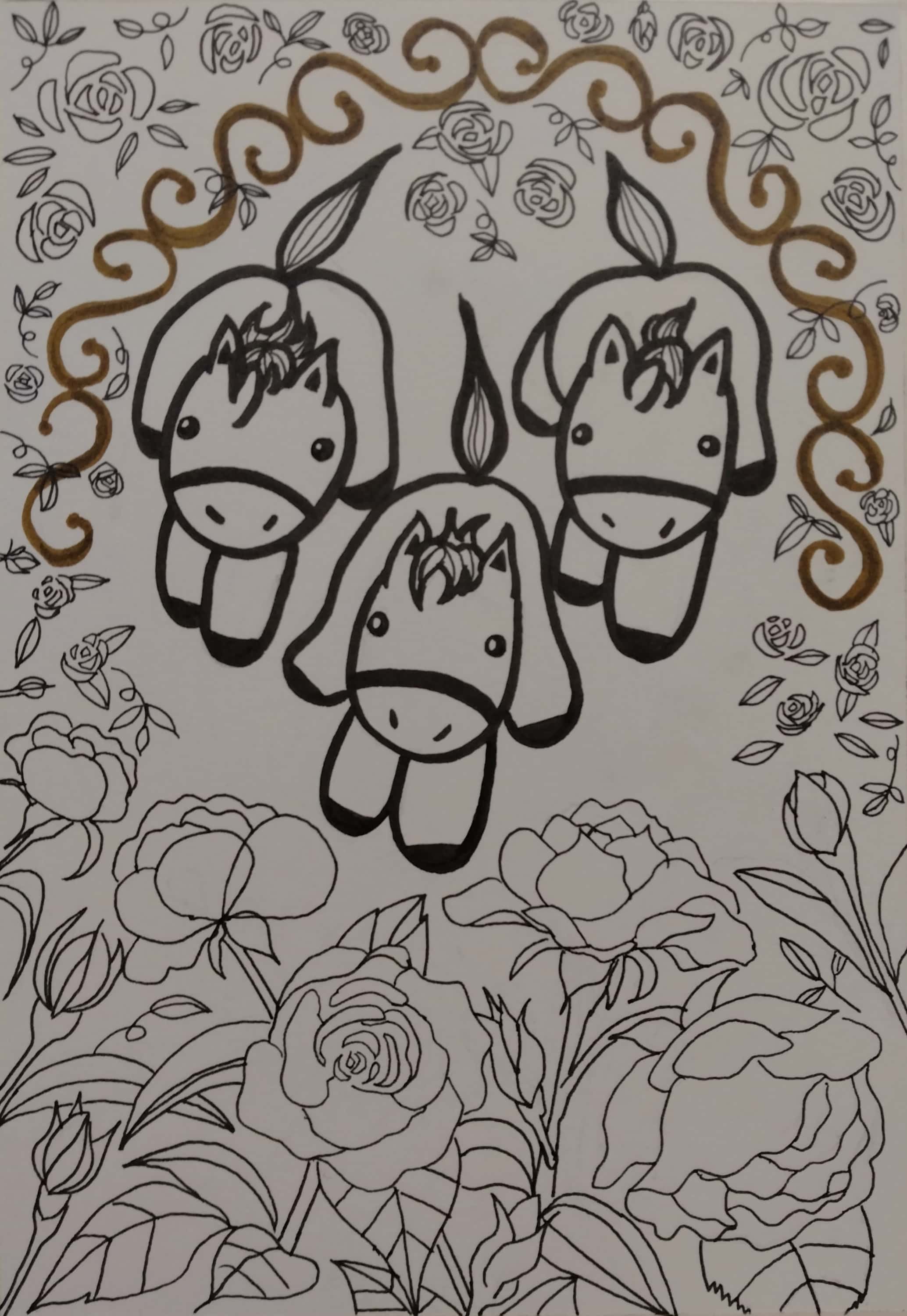 EggnWorks Museum エッグンワークス ミュージアム 仲良し仔馬