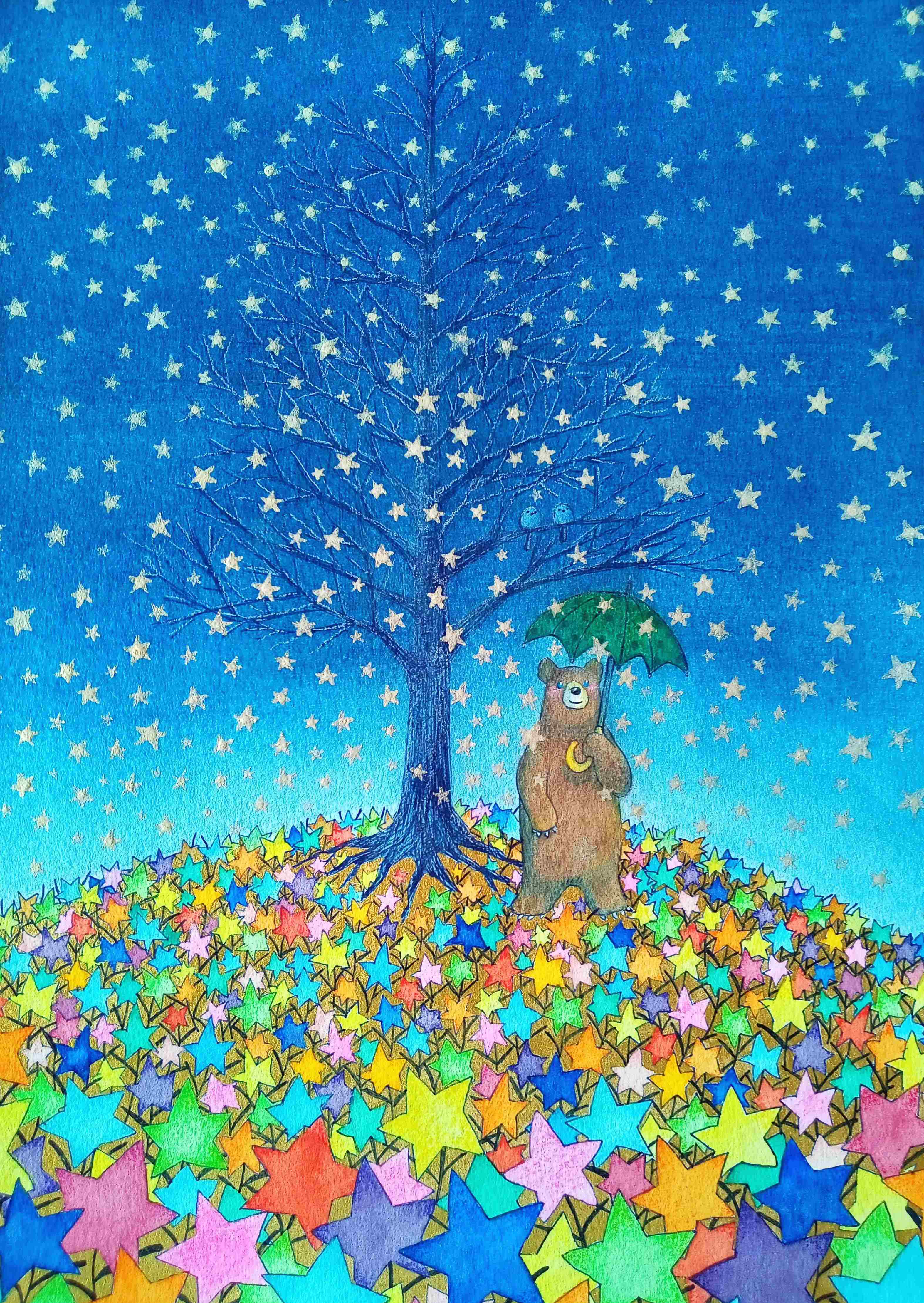 EggnWorks Museum 星の花が咲く夜　熊さんとシマエナガさん