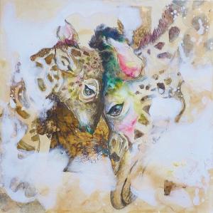 EggnWorks Museum エッグンワークス ミュージアム キリン親子の無償の愛かつみ