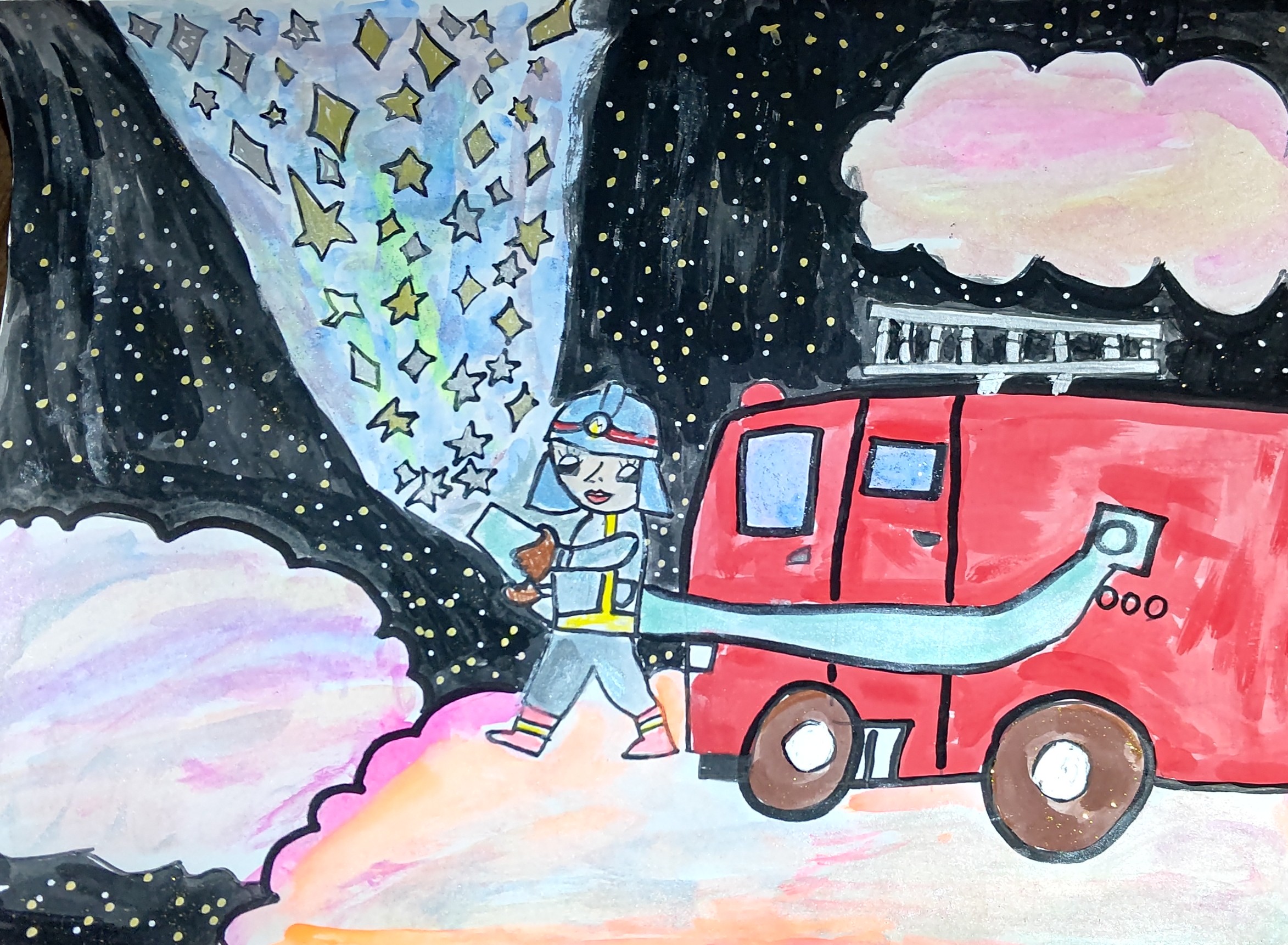 EggnWorks Museum お空の消防車