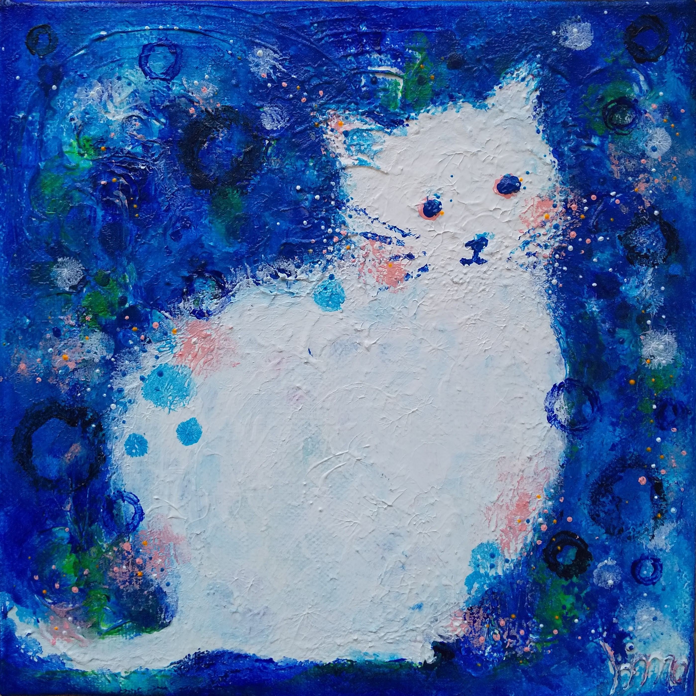 EggnWorks Museum エッグンワークス ミュージアム AM、おぼろげなネコの形