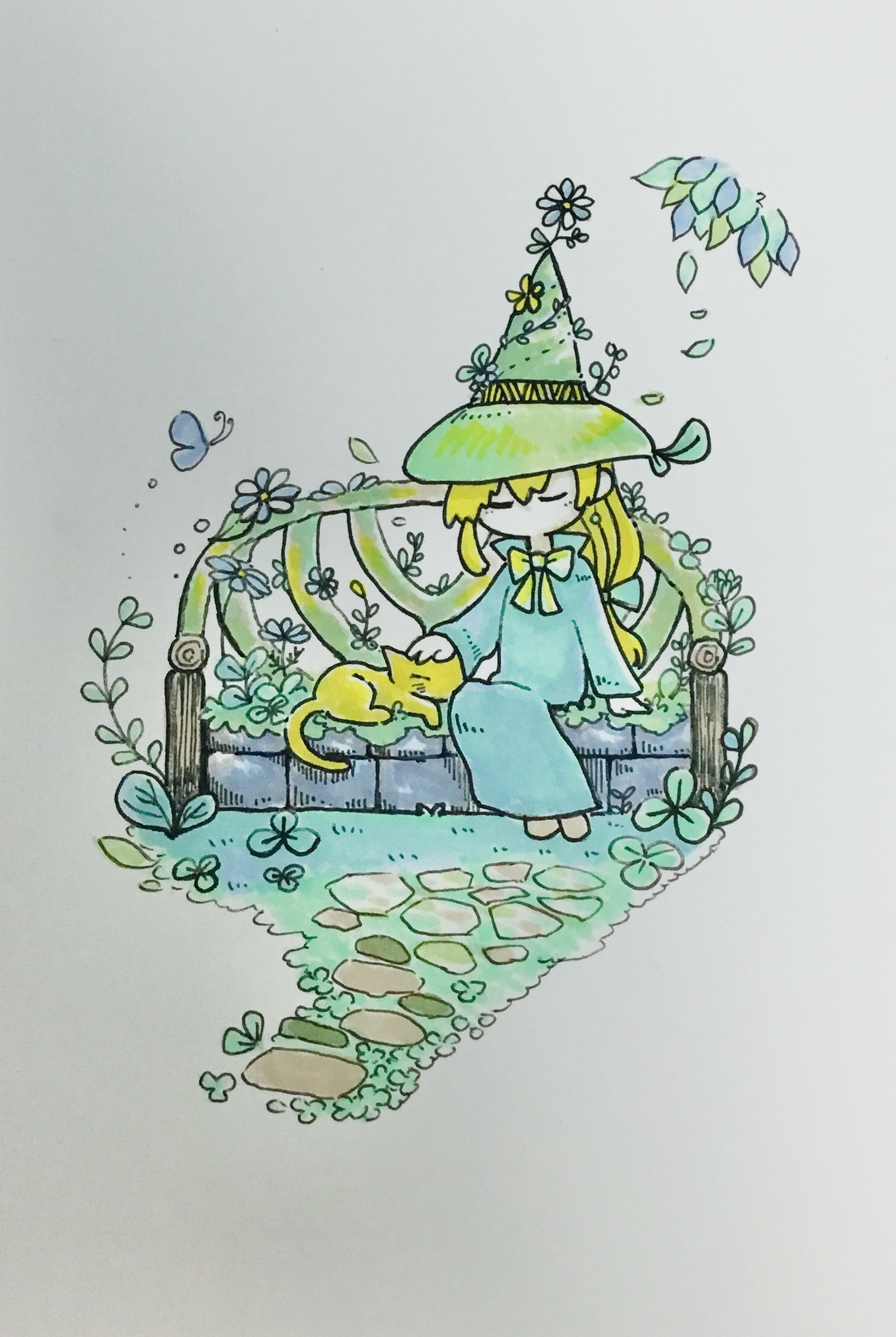 EggnWorks Museum 魔女のガーデンベンチ