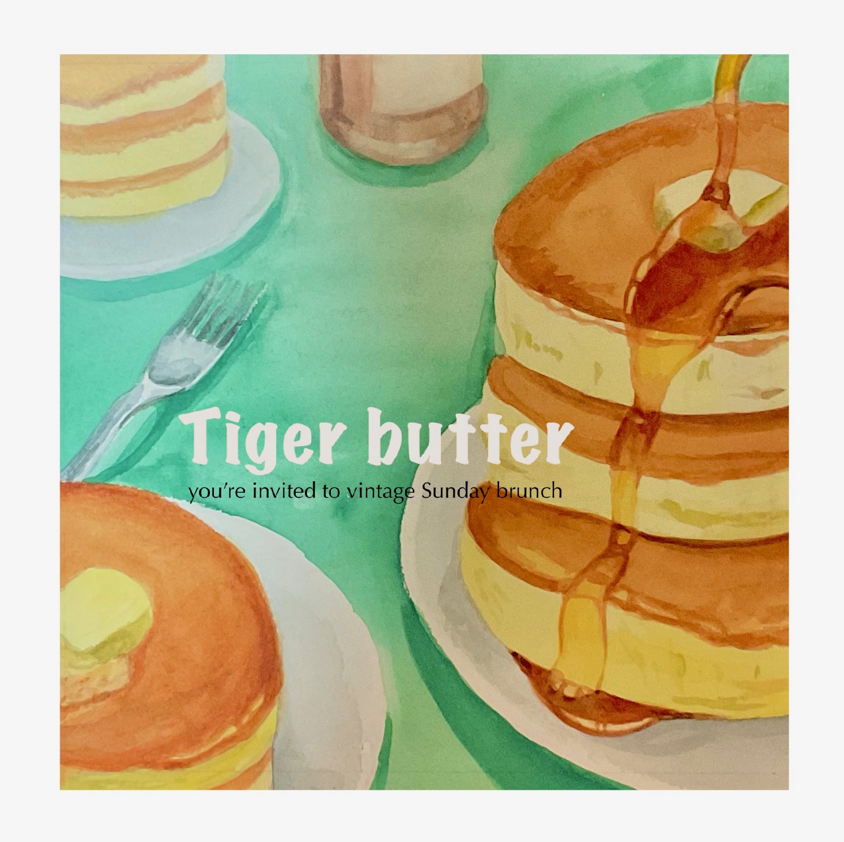 EggnWorks Museum Tiger butter（タイガーバター）ホットケーキ編
