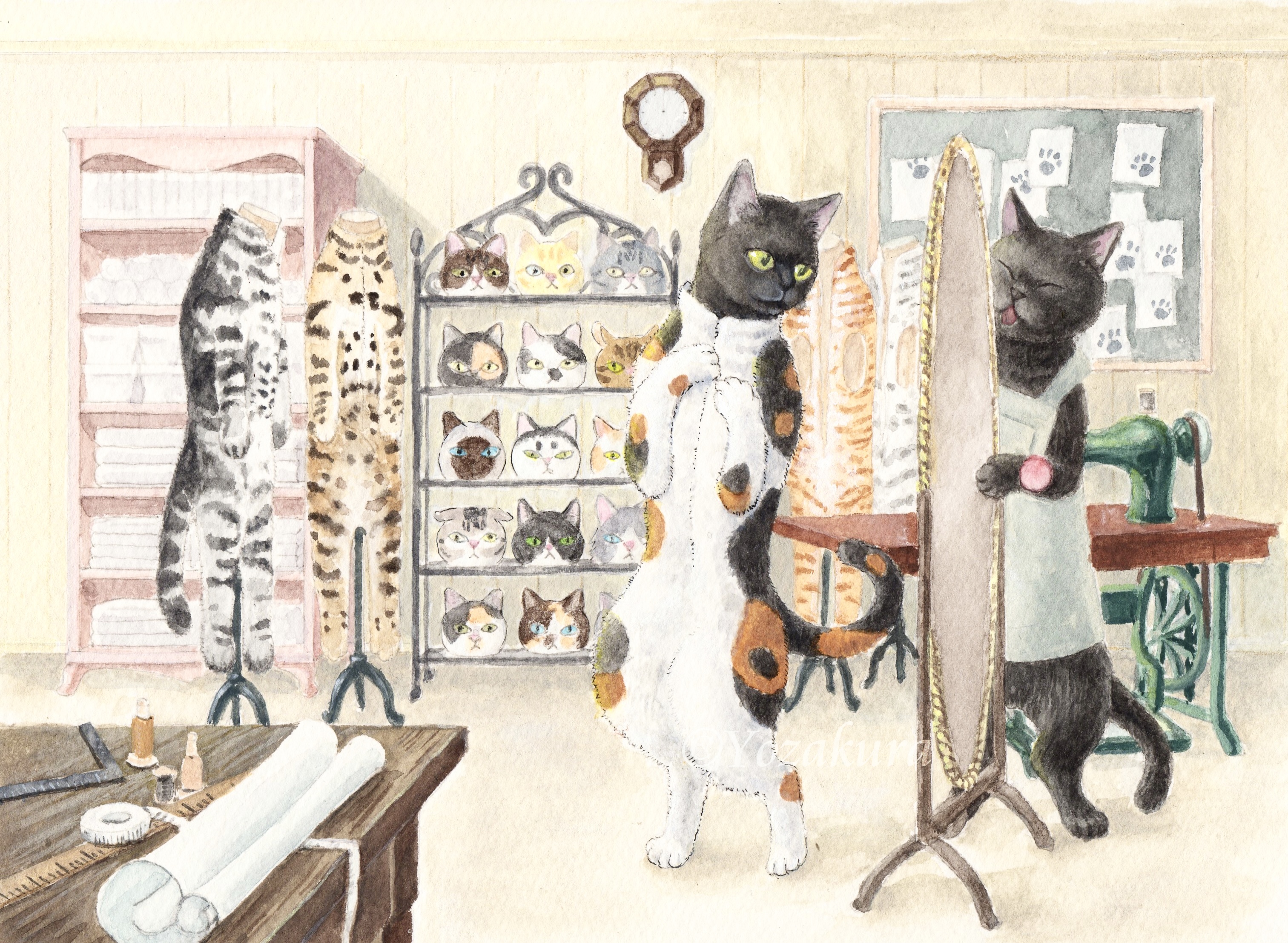 EggnWorks Museum エッグンワークス ミュージアム 今度はミケで夜桜