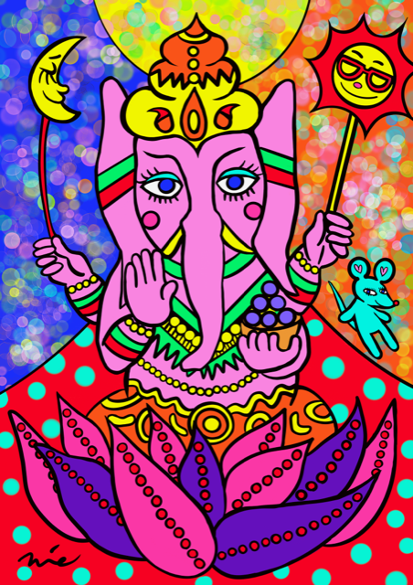 EggnWorks Museum エッグンワークス ミュージアム ピンクガネーシャMIE