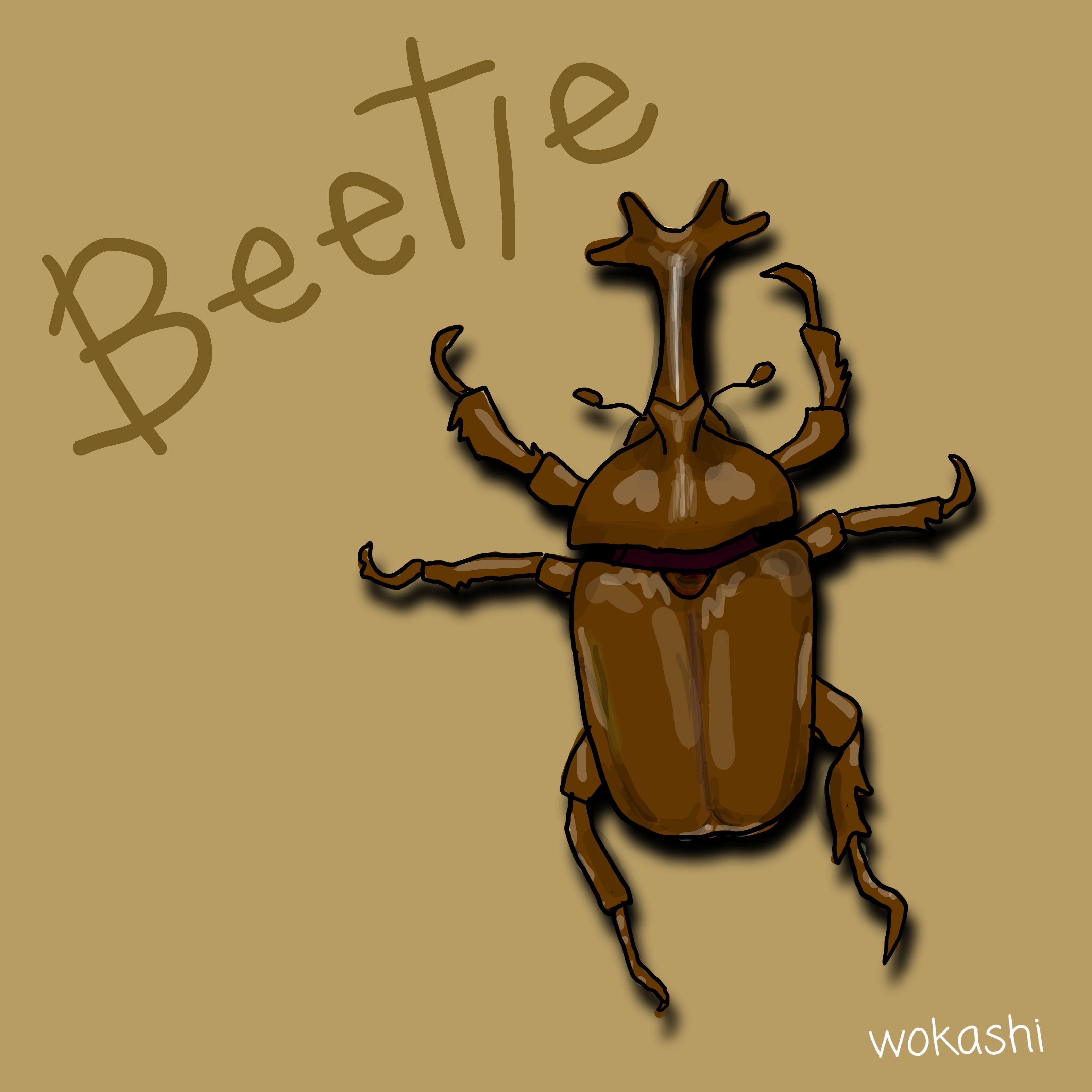 全国デザイン選手権　ポストカード　ステッカー　ツクルヒトタチ博in京都文化博物館2025 EggnWorks Museum エッグンワークス ミュージアム Beetleをかし