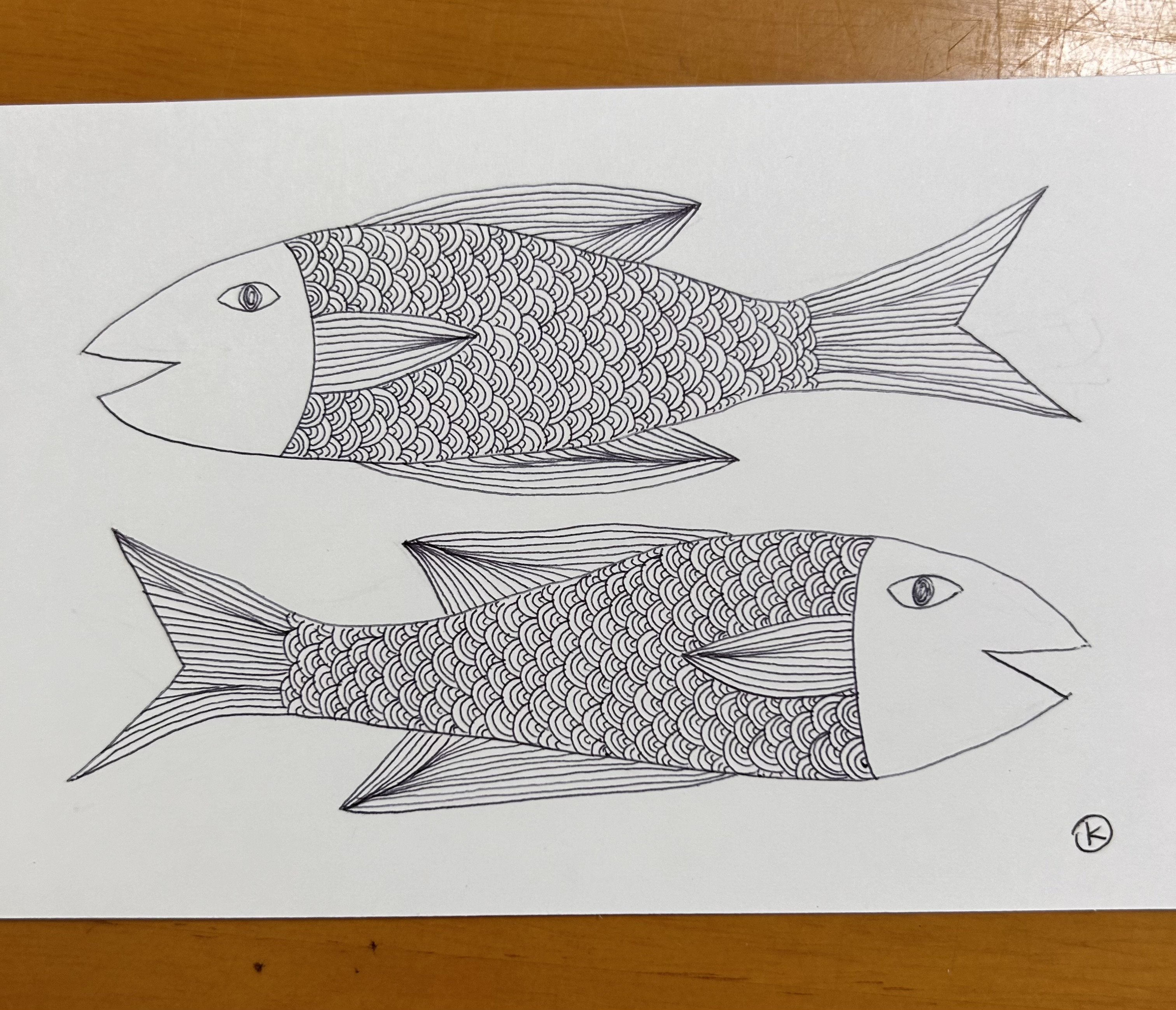 EggnWorks Museum エッグンワークス ミュージアム 2匹の魚