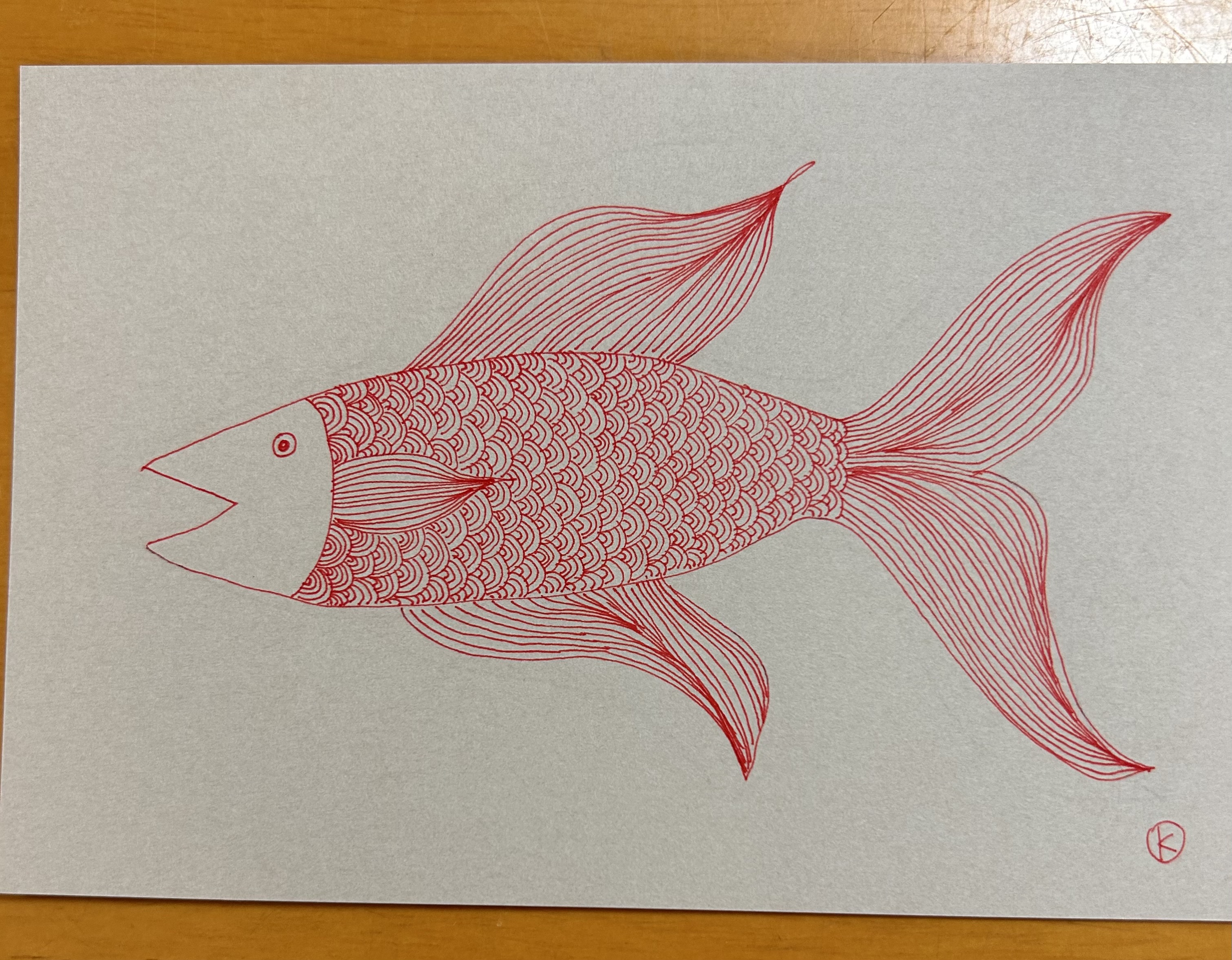 EggnWorks Museum エッグンワークス ミュージアム red  fish